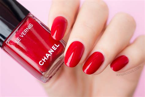 chanel nail pink red|most popular chanel nail polish.